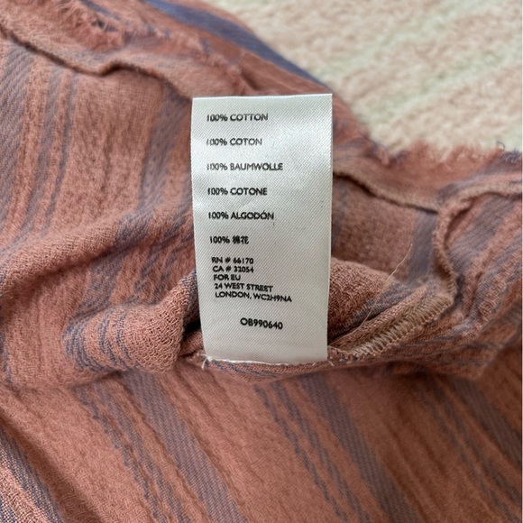 NWT We The Free Button Down Tunic Top Boxy Trapeze Babydoll Fit Top Size Small - Picture 9 of 9